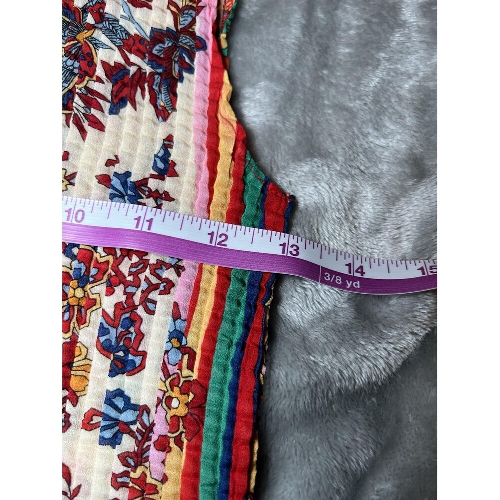 Notations 2-Piece Set Bohemian Floral Paisley Print Blouse & Tank Top Size Small - Picture 8 of 16